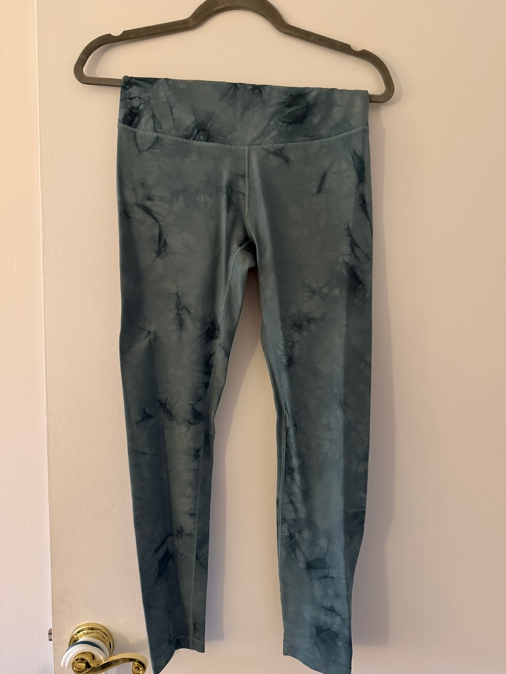 Calia by Carrie Underwood Teal Tie-Dye High-Waist Leggings